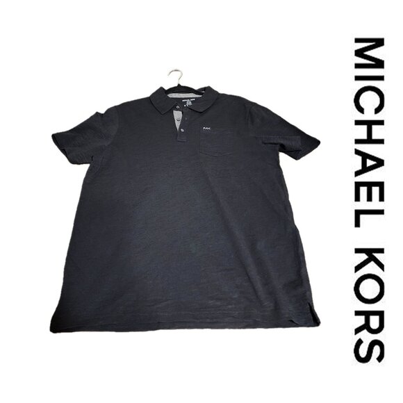 Michael Kors Other - Michael Kors Men's Polo Pocketed with Embroidered Logo NWOT Black Med